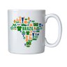 Caneca de Porcelana Brasil das Coisas Boas Brazil - 1