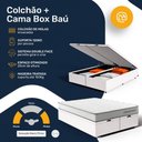 Ver imagem 6 de Cama Box Baú Queen com Colchão de Molas Ensacadas Double Comfort 158198x62cm
