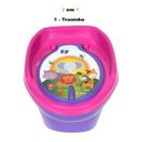 Ver imagem 6 de Troninho Bichinho Clássico Cor: Lilas/rosa Bebe