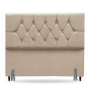 Ver imagem 2 de Cabeceira para Cama Casal Queen 160 Cm Dante e Frame Suede:bege