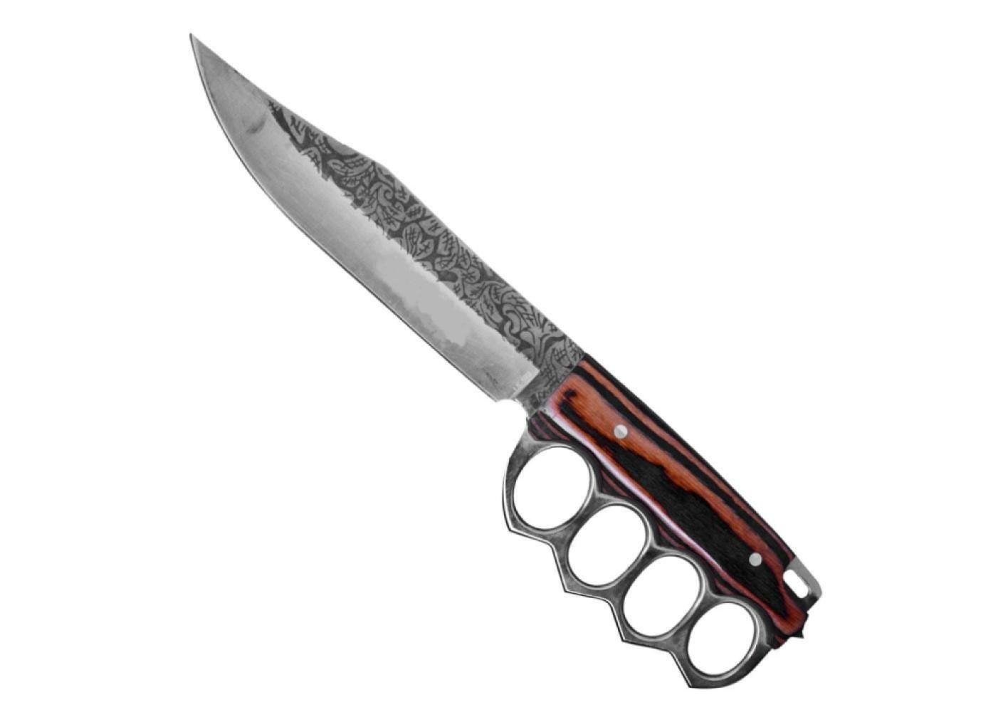 Faca Militar Rambo Camping Pesca Soco Inglês Cabo Full Tang - 1