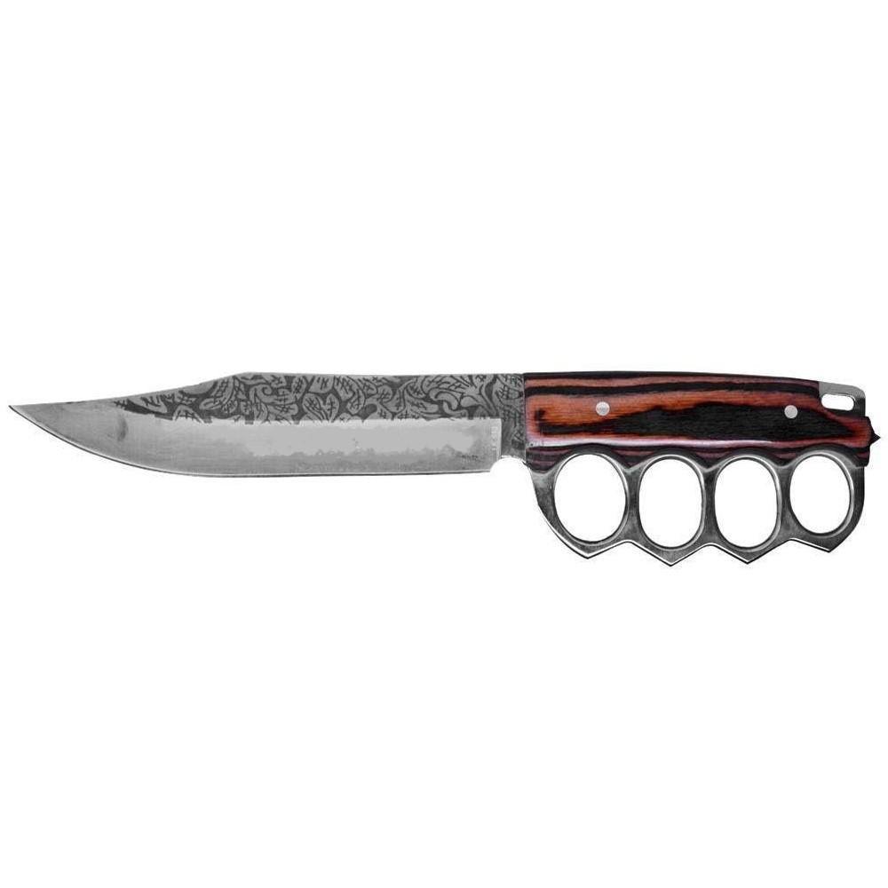 Faca Militar Rambo Camping Pesca Soco Inglês Cabo Full Tang - 3
