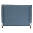 Ver imagem 1 de Cabeceira Estofada Viviane Linho Casal Azul