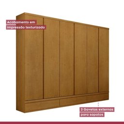 Guarda Roupa Casal 6 Portas 9 Gavetas 100% MDF - Urbano - Josandro Móveis - 5