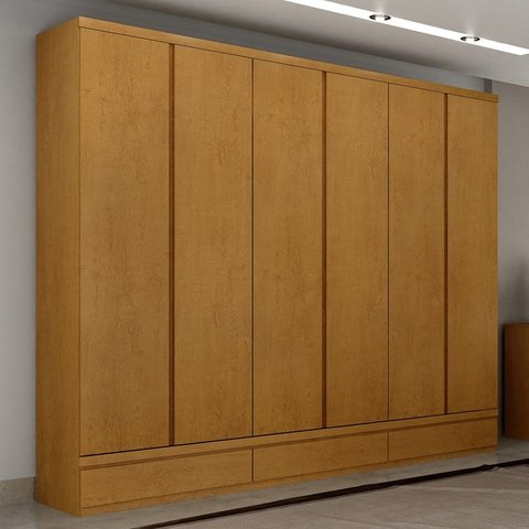 Guarda Roupa Casal 6 Portas 9 Gavetas 100% MDF - Urbano - Josandro Móveis
