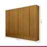 Guarda Roupa Casal 6 Portas 9 Gavetas 100% MDF - Urbano - Josandro Móveis - 6