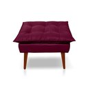 Ver imagem 2 de Kit C-2 Poltronas Opala + 01 Puff Opala Elegante Suede Bordo