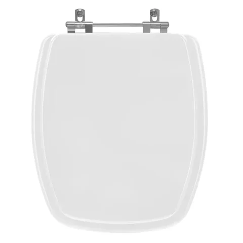 Tampa de Vaso Acrilico Primula Plus Branco para Bacia Fiori 6Lpf