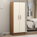 Ver imagem 7 de Armário Multiuso 2 Portas 4 Prateleiras 128 cm Ballena Amêndola/Off White