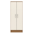 Ver imagem 1 de Armário Multiuso 2 Portas 4 Prateleiras 128 cm Ballena Amêndola/Off White