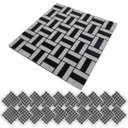 Ver imagem 6 de Pastilha de Vidro Adesiva Kit 20 Uni Banheiro Cozinha Lavabo Sala Decorativa Moderna Reforma Requint
