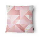 Ver imagem 2 de Kit 3 Capas de Almofada 43x43cm Geométrica Tecido Veludo 100% Poliéster