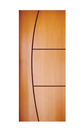 Ver imagem 1 de Folha de Porta Frisada HDF Modelo 193 Mapaf:90 cm