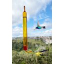 Ver imagem 1 de Bebedouro De Vidro Borossilicato Âmbar Para Beija Flor e Pássaros Ar Livre