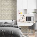 Ver imagem 2 de Papel de Parede Arabesco Cor Caramelo Gh Papel de Parede 3,0m