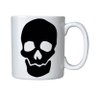 Caneca de Porcelana Caveira Preta - 1