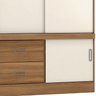 Guarda Roupa Solteiro 03 Portas 22520 Amendola Off White Flex Demobile - 7
