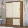 Guarda Roupa Solteiro 03 Portas 22520 Amendola Off White Flex Demobile - 8