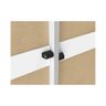 Guarda Roupa Casal Mustang 100% Mdf 3 Portas Correr Branco - 3