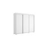 Guarda Roupa Casal Mustang 100% Mdf 3 Portas Correr Branco - 1