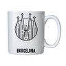 Caneca de Porcelana Cidade Barcelona - 1