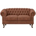 Ver imagem 3 de Namoradeira Chesterfield Duque 2 Lugares em Dallas Avelã