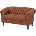 Ver imagem 2 de Namoradeira Chesterfield Duque 2 Lugares em Dallas Avelã