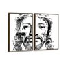 Kit 2 Telas Canvas Com Moldura Jesus Cristo - 2