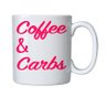 Caneca de Porcelana Coffee e Carbs Academia - 1
