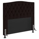 Ver imagem 2 de Cabeceira Cama Box Casal Itália 140 Cm Sintético Mv Estofados Italia