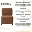Ver imagem 7 de Poltrona Decorativa Orgânica Celine Bouclé Base Madeira Maciça Luxo Sala Recepção Quarto Cinsultório
