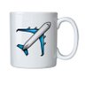 Caneca de Porcelana Emoji Aviao - 1
