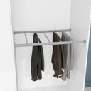 Ver imagem 6 de Guarda Roupa Casal Ipê 6 Portas Branco Fosco - Kits Paraná