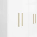 Ver imagem 4 de Guarda Roupa Casal Ipê 6 Portas Branco Fosco - Kits Paraná