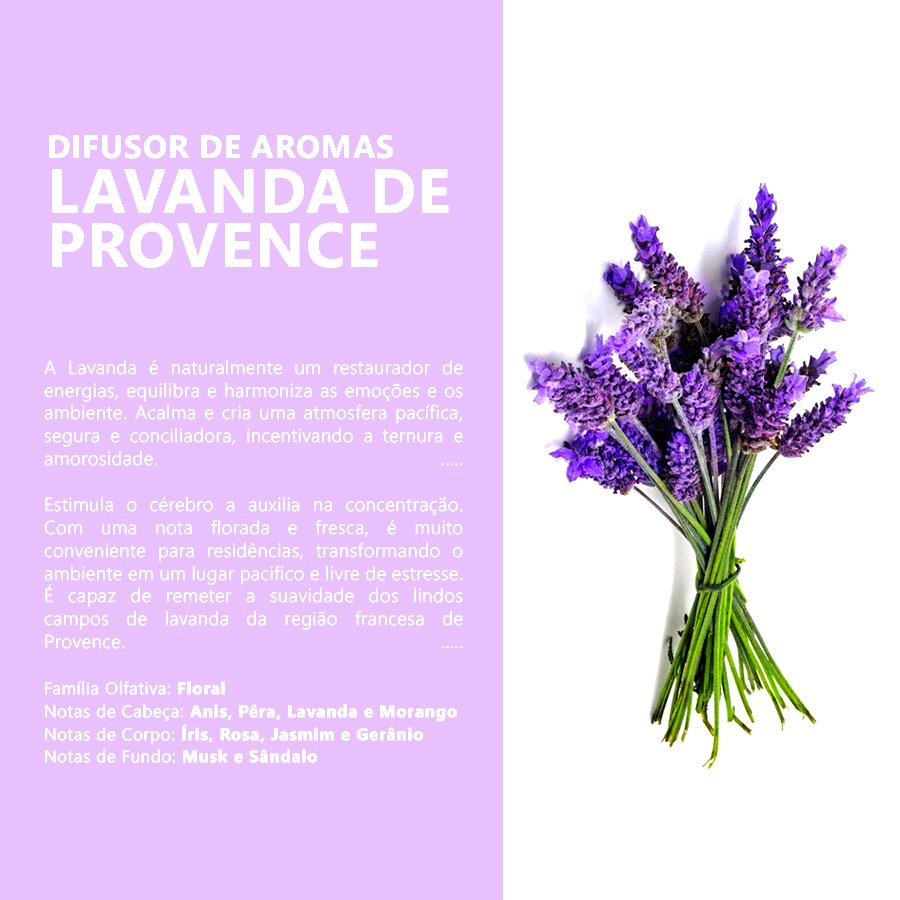 Difusor de Aroma 280ml Lavanda de Provence - 3