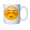 Caneca de Porcelana Emoji Feliz com Vergonha - 1