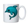 Caneca de Porcelana Emoji Golfinho - 1
