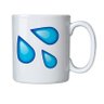 Caneca de Porcelana Emoji Gotas de Chuva - 1