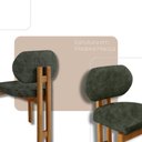 Ver imagem 5 de Mesa de Jantar Nala 220cm Madeira Tampo Laminado com 8 Cadeiras Nala