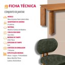 Ver imagem 7 de Mesa de Jantar Nala 220cm Madeira Tampo Laminado com 8 Cadeiras Nala