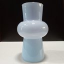 Ver imagem 3 de Vaso Decorativo de Vidro Azul 20x12x12cm Enfeite Sala Mesa Estante Aparador
