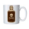 Caneca de Porcelana Garrafa de Veneno Caveira - 1