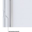 Ver imagem 4 de Porta de Alumínio de Giro Lambri com Puxador de 60 cm 215x95cm Lucasa Ideale Abertura Esquerda Branco