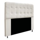 Ver imagem 4 de Cabeceira Estofada Mel 140 Cm Casal Suede Bege