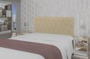 Ver imagem 3 de Cabeceira Viena Plus Casal 1400mm Liinho Creme - Simbal