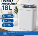 Ver imagem 4 de Lixeira Inteligente 18 Litros Sensor Automático Branco