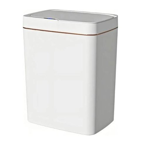 Lixeira Inteligente 18 Litros Sensor Automático Branco