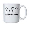 Caneca de Porcelana System Of a Down Minimalista Banda de Rock - 1
