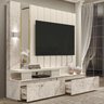 Estante Home Para TV 65 Polegadas 6491 Calacata Off White Madetec - 5