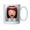 Caneca de Porcelana Noiva Emoji - 1